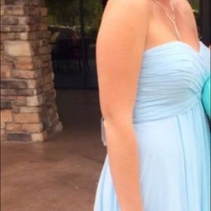 Blue prom dress
